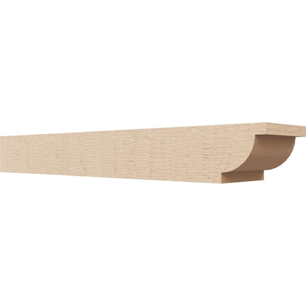 Ekena Millwork 6in. W x 4in. H x 32in. L Alpine Woodgrain TimberThane Rafter Tail, Primed Tan RFTUR06X04X32ALPRCPR - main